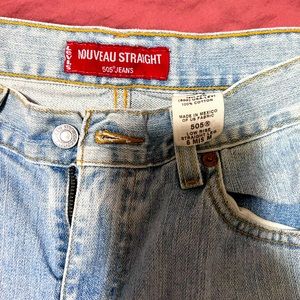 Levi’s women’s low rise straight leg 505 size 6 mis